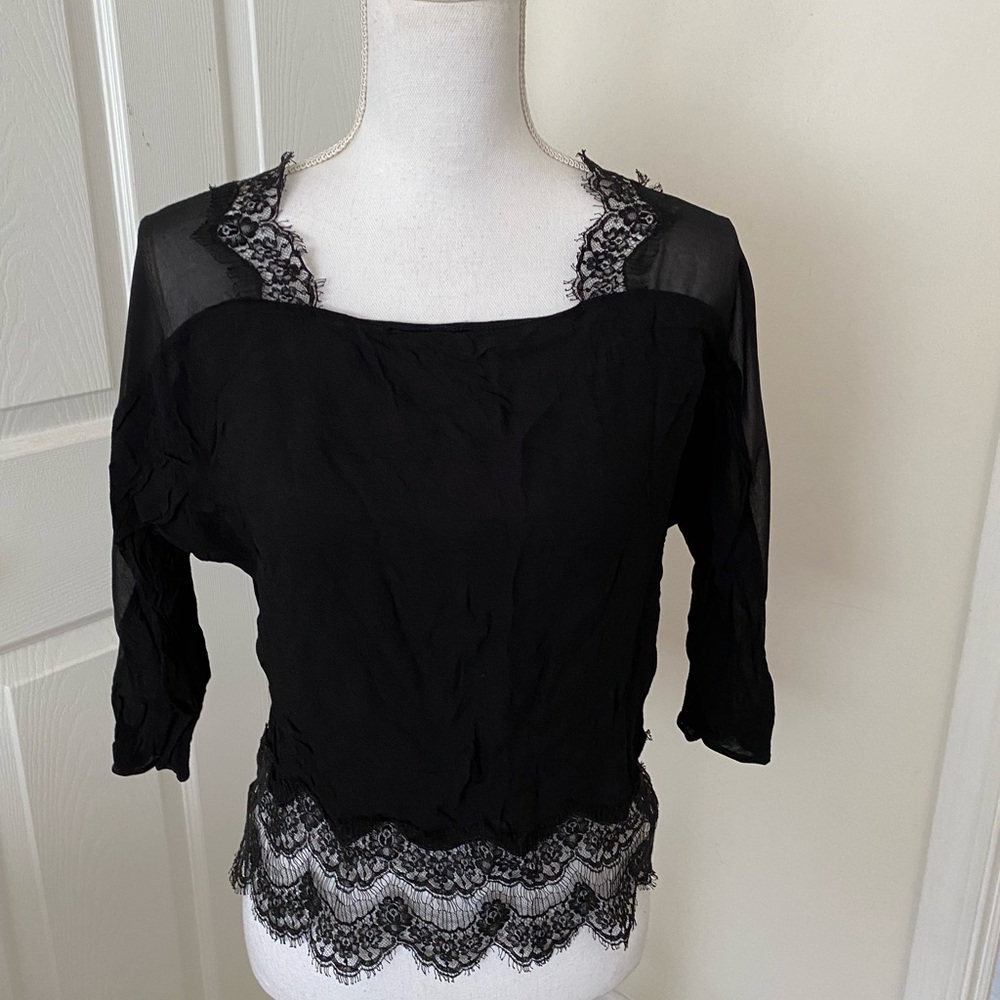 Sandro Lace Top